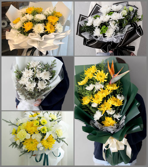 江苏泰州泰兴市古溪镇谢荡村白事花束代送